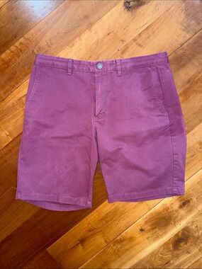 Bonobos Stretch Washed Chino Shorts - 34x9 in Plums - Standard Fit